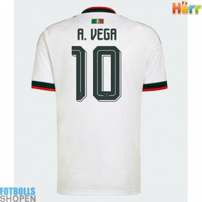 Billiga Mexiko Alexis Vega #10 Bortatröja VM 2026 Kortärmad